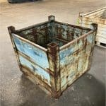 Item #2350: Steel Bins 31.75" x 30.125" x 33.75" OA ht, (26.625" inside ht).