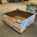 Item #2349: Steel Corrugated Bins 49.75" x 48.125" x 26.25" OA ht (20" inside ht).