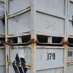 Item #2363: Steel Bins 30" x 30" x 24" OA ht, gates