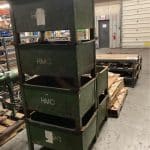 Item #2368: Steel Bins 33" x 22" x 18" OA ht; ID: 30" x 19.5" x (12" inside ht).