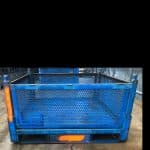 Item #2369: Steel Perforated Bins 45" x 48" x 22" OA ht.