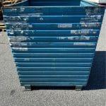 Item #2384: Steel Corrugated Bins 40" x 45" x 48" OA ht.