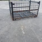 Item #2379: Steel Mesh Baskets 67" x 48" x 50" OA ht, (4x4 mesh).