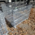 Item #2449: Steel KD Mesh Baskets 40" x 48" x 36" OA ht, (30" inside ht).