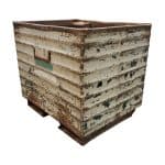 Item #2448: Steel Corrugated Bins 35" x 27" x 30" OA ht, (26" inside ht).