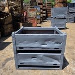 Item #2495: Steel Bins 35" x 44" x 20" OA ht, (12" inside ht).