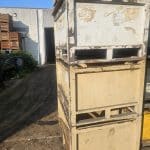 Item #2499: Steel Bins 32" x 42" x 24" OA ht, (16" inside ht)