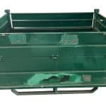 Item #2513: Steel Corrugated Bins 64" x 48" x 34" OA ht 4 doors.