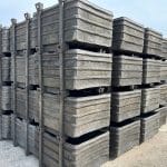 Item #2516: Steel Corrugated Bins 36" x 30" x 24" ID