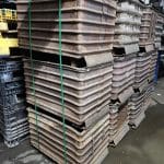 Item #2533: Steel Corrugated Bins 25" x 33" x 25" OA ht, (20" inside ht).
