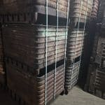 Item #2529: Steel Corrugated Bins 34" x 40" x 29" OA ht, (24" inside ht).