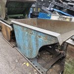 Item #2523: Steel 1 yard Self Dumping Hopper64.5x39.5x38.5 OA ht