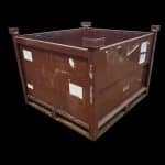 Item #2572: Steel Bins 45" x 48" x 34" OA ht, (28" inside ht).