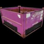 Item #2563: Steel Bins 64" x 48" x 34" OA ht, (26" inside ht).