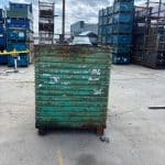 Item #2564: Steel Corrugated Bins 42" x 46" x 50" OA ht.
