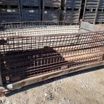 Item #2557: Steel Mesh Baskets 80" x 39" x 33" OA ht.